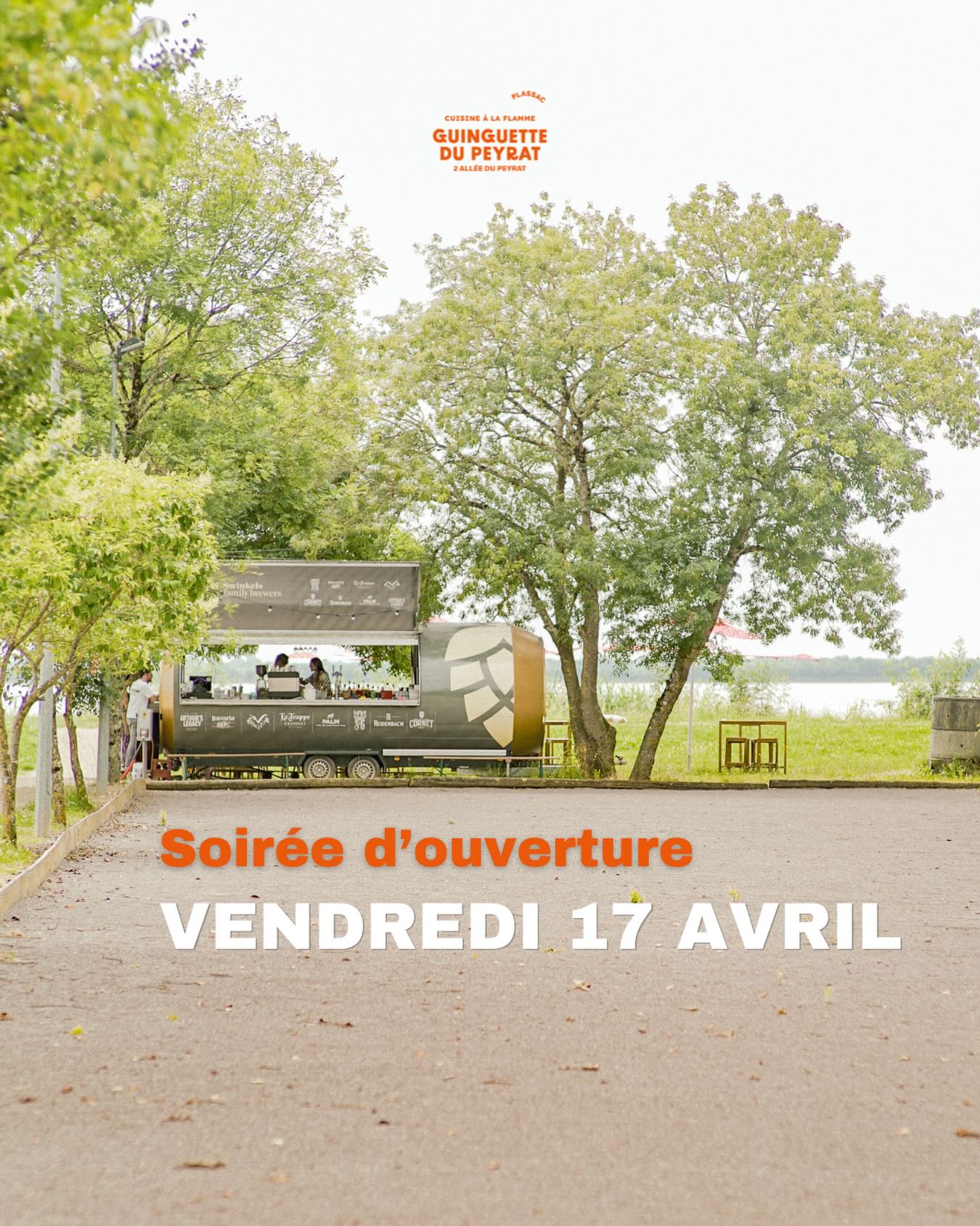 🎉 La canette est arrivée et les braseros sont prêts à chauffer. Demain, rdv dès 17h00 pour découvrir notre nouvelle carte. On a hâte de vous retrouver !

📍 Guinguette du Peyrat 
2 allée du Peyrat, 33390 Plassac

Guinguette du Peyrat - Nord Gironde - Bonne adresse Bordeaux - Plassac - Blaye - Sud Ouest - Été - Afterwork - Quoi faire à Bordeaux