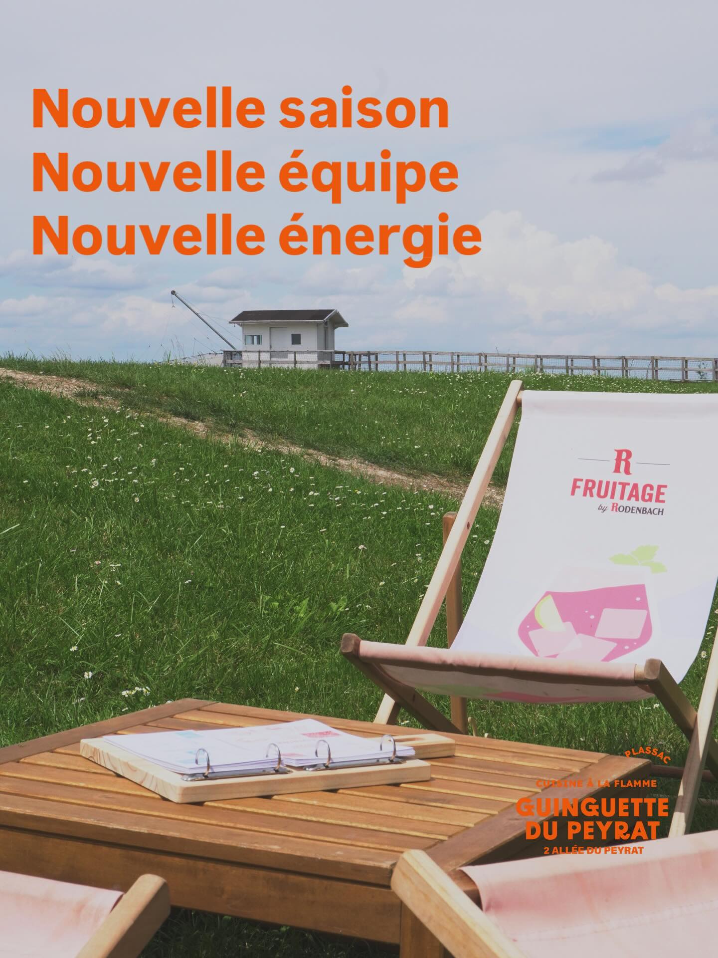 Cette année, l’équipe de la Guinguette du Peyrat se renouvelle complètement. 🌟

🤗 C’est Ludo et Aveline de la @la_table_du_marainaud et leur équipe qui seront là pour vous servir ! 

On vous attend nombreux et avec impatience

📍 Guinguette du Peyrat
2 allée du Peyrat, 33390 Plassac

Guinguette du Peyrat - Nord Gironde - Bonne adresse Bordeaux - Plassac - Sud Ouest - Été - Quoi faire à Bordeaux - Guinguette Bordeaux