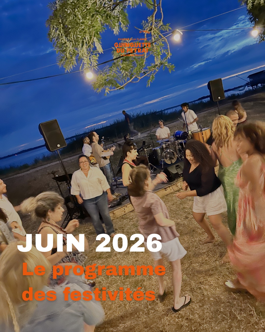 😎 JUIN S’ANNONCE MAGIQUE À LA GUINGUETTE DU PEYRAT !
Le mois de juin est enfin là, et avec lui, une programmation de folie pour faire vibrer votre début d'été. Que ce soit en famille, entre amis ou pour faire de nouvelles rencontres, c’est le moment de rameuter tout votre monde !
📅 Au programme ce mois-ci :
🎸 Des Concerts en Live : Pour danser, chanter et profiter des douces nuits d'été.
⚽ Les Bleus sur Écran Géant : Venez vibrer tous ensemble ! On retransmet les matches de l’équipe de France dans une ambiance de feu.
🍹 Mercredis Happy Hours : Le rendez-vous incontournable au bar pour couper la semaine en beauté.
🇫🇷 Offres Spéciales Supporters : Des tarifs et surprises exclusifs les soirs de match pour pousser derrière nos joueurs.
🔥 Cuisine au Brasero : Notre équipe vous régale toujours avec ses tapas gourmandes et ses grillades savoureuses.
☀️ Le plus beau Sunset de la Gironde : Toujours fidèle au poste pour habiller vos fins de journée.
🍹 On se retrouve quand ?
👉 Glissez vers la gauche pour planifier vos prochaines soirées !
👇 Identifiez en commentaire les amis ou la famille avec qui vous venez fêter juin !
📍 Guinguette du Peyrat
2 allée du Peyrat, 33390 Plassac
#guinguette - #bordeauxlocal #nordgironde - #plassac - #plassacgironde - #blaye - #sudouest - #été - #afterwork - #quoifaireabordeaux - #GuinguetteDuPeyrat #Gironde - #SortirEnGironde - #SunsetGironde - #Brasero - #TapasEtGrillades #AllezLesBleus - #EspritGuinguette - #EnFamille - #EntreAmis